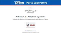 Desktop Screenshot of primepartssuperstore.com